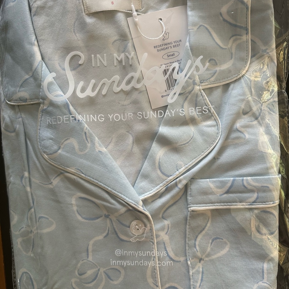sundays Light Blue Pajama Set